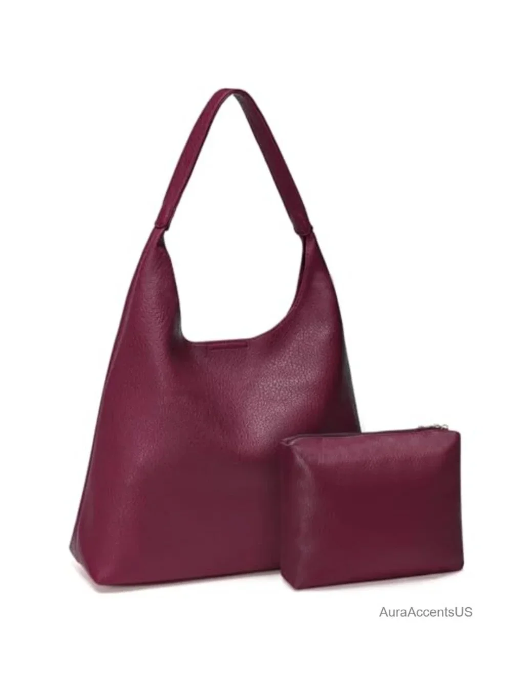 Hobo Bags for Women Soft Vegan Leather Slouchy Tote Shoulder Handbag Work Travel